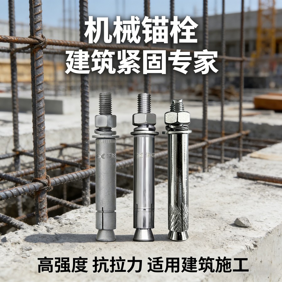 地坪固定重型器械，普通膨胀锚栓为何容易打滑？